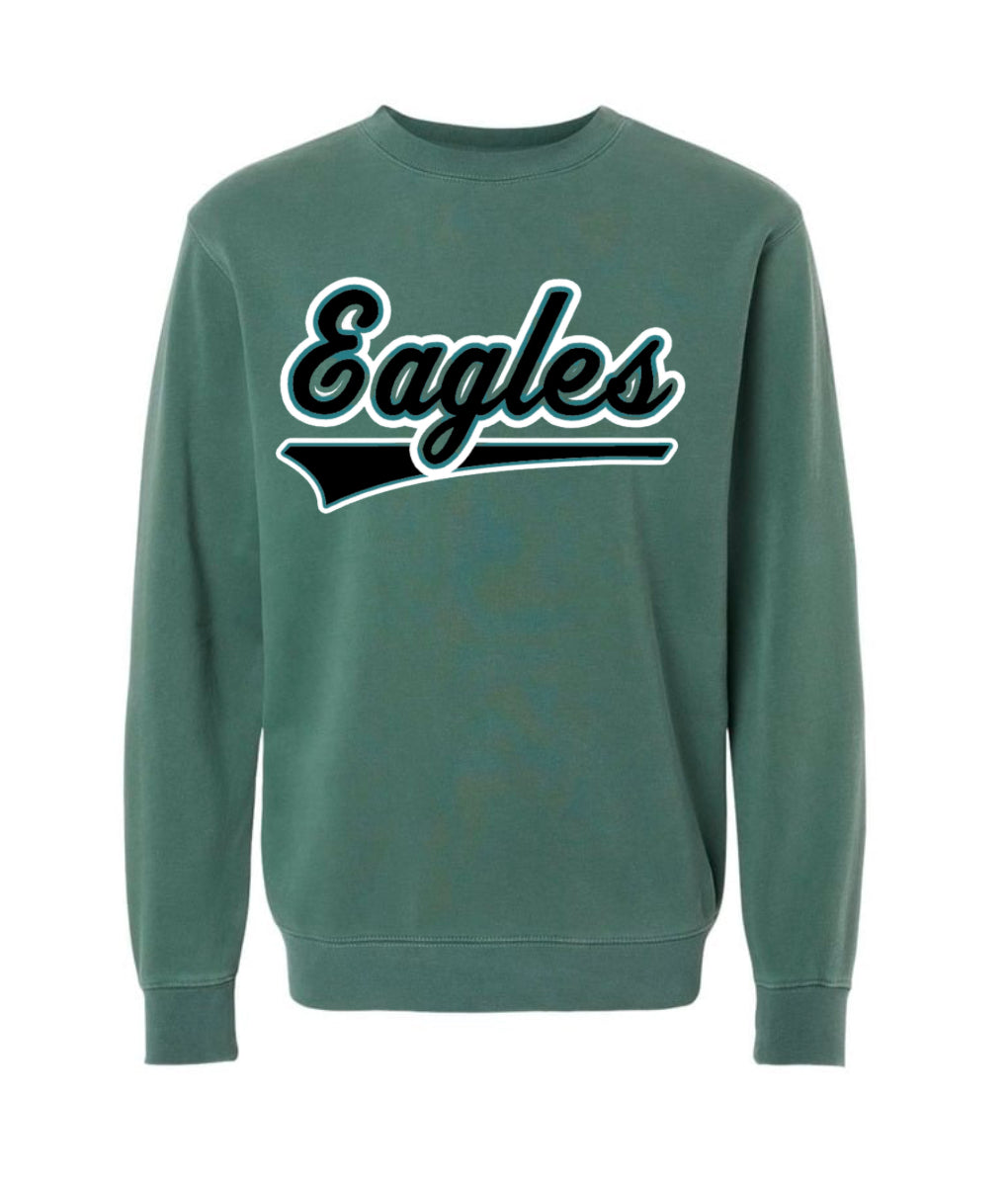 EAGLES cursive sweatshirt