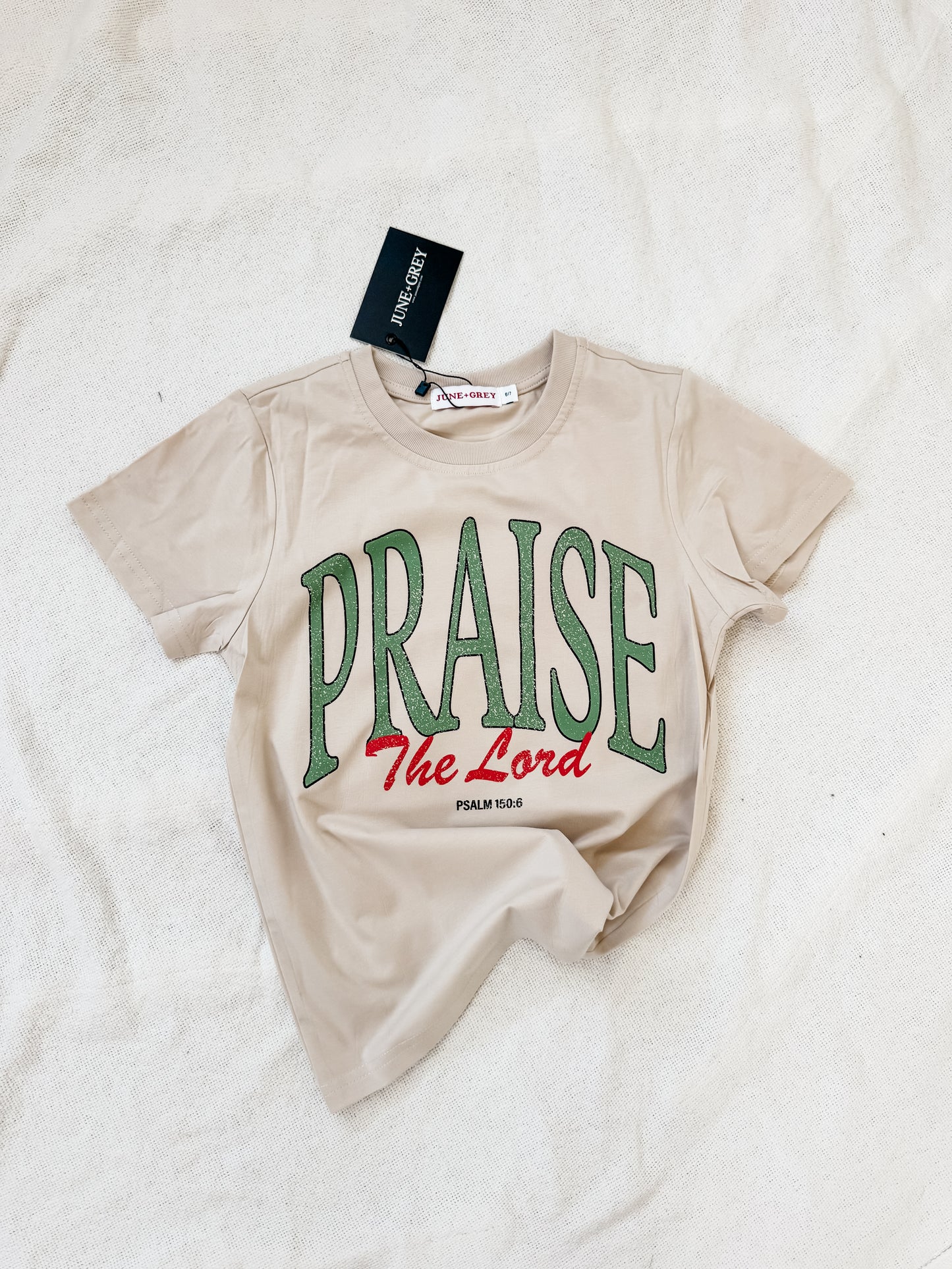 PRAISE (green) tee