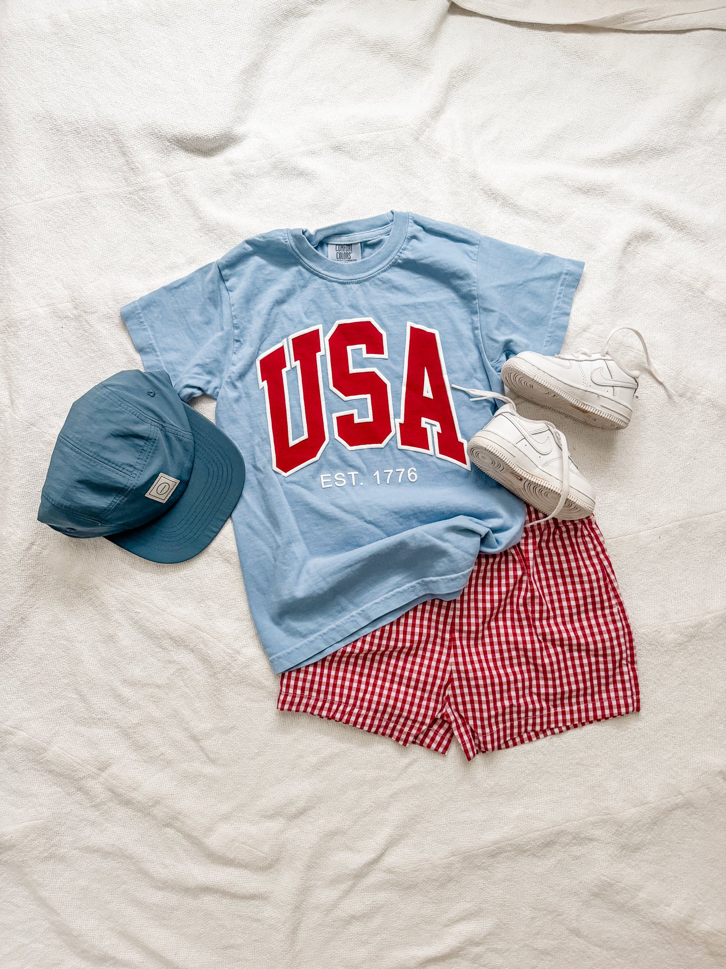 USA 1776 blue tee