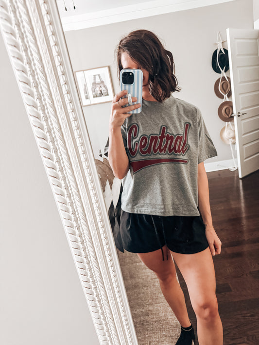 CENTRAL cropped tee