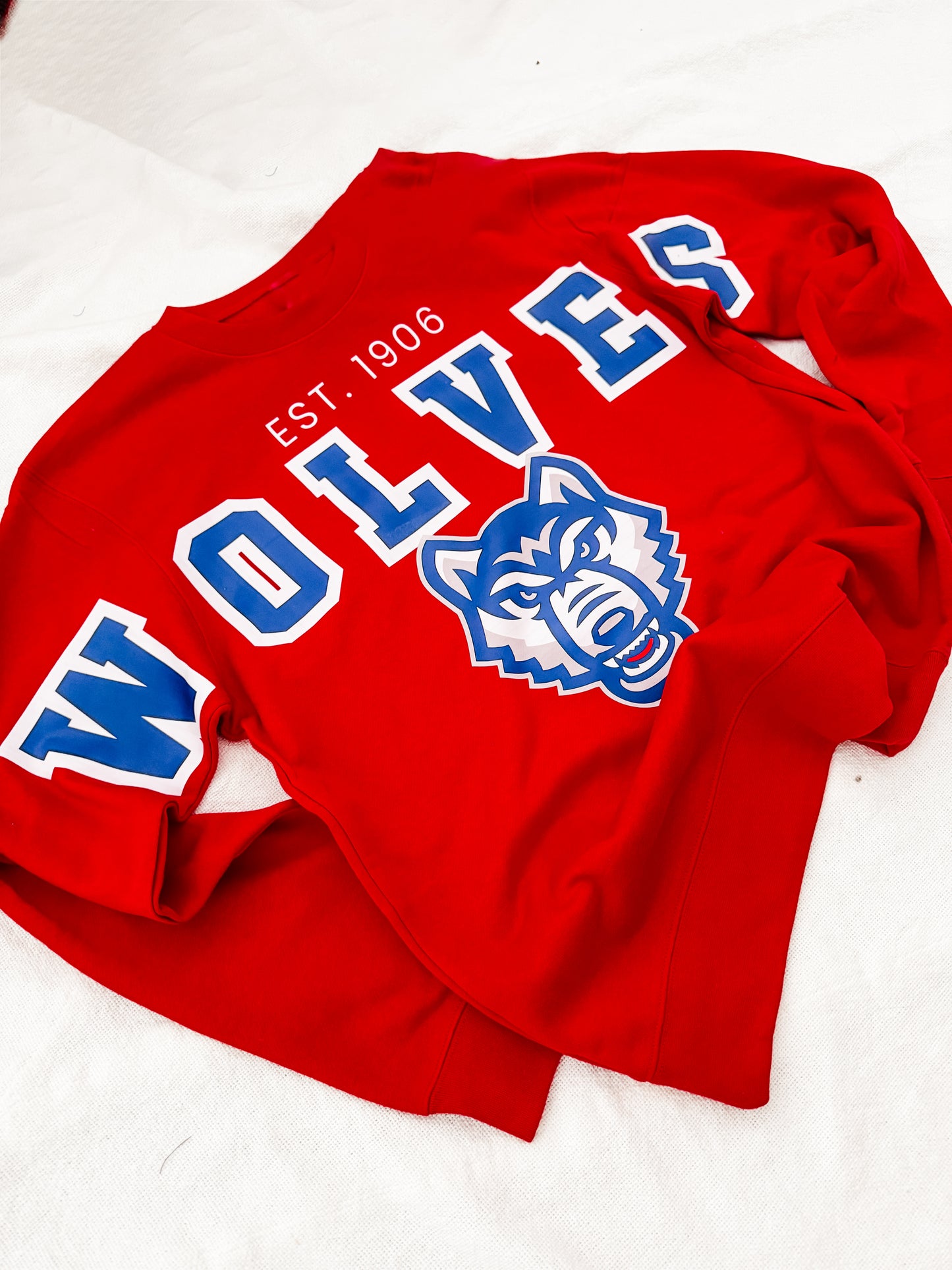 WOLVES mascot sweatshirt