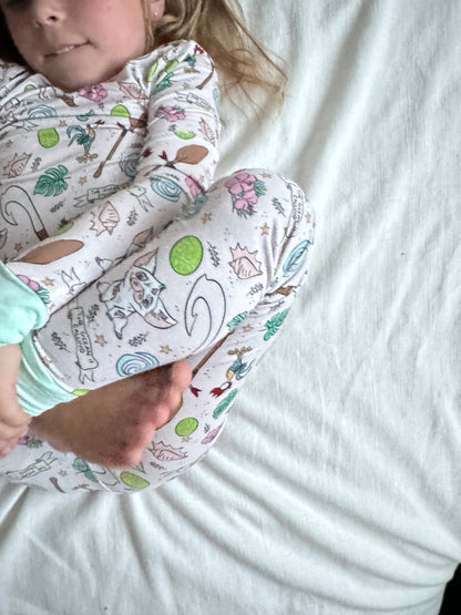 BLUSH ISLAND GIRL bamboo pajamas PREORDER