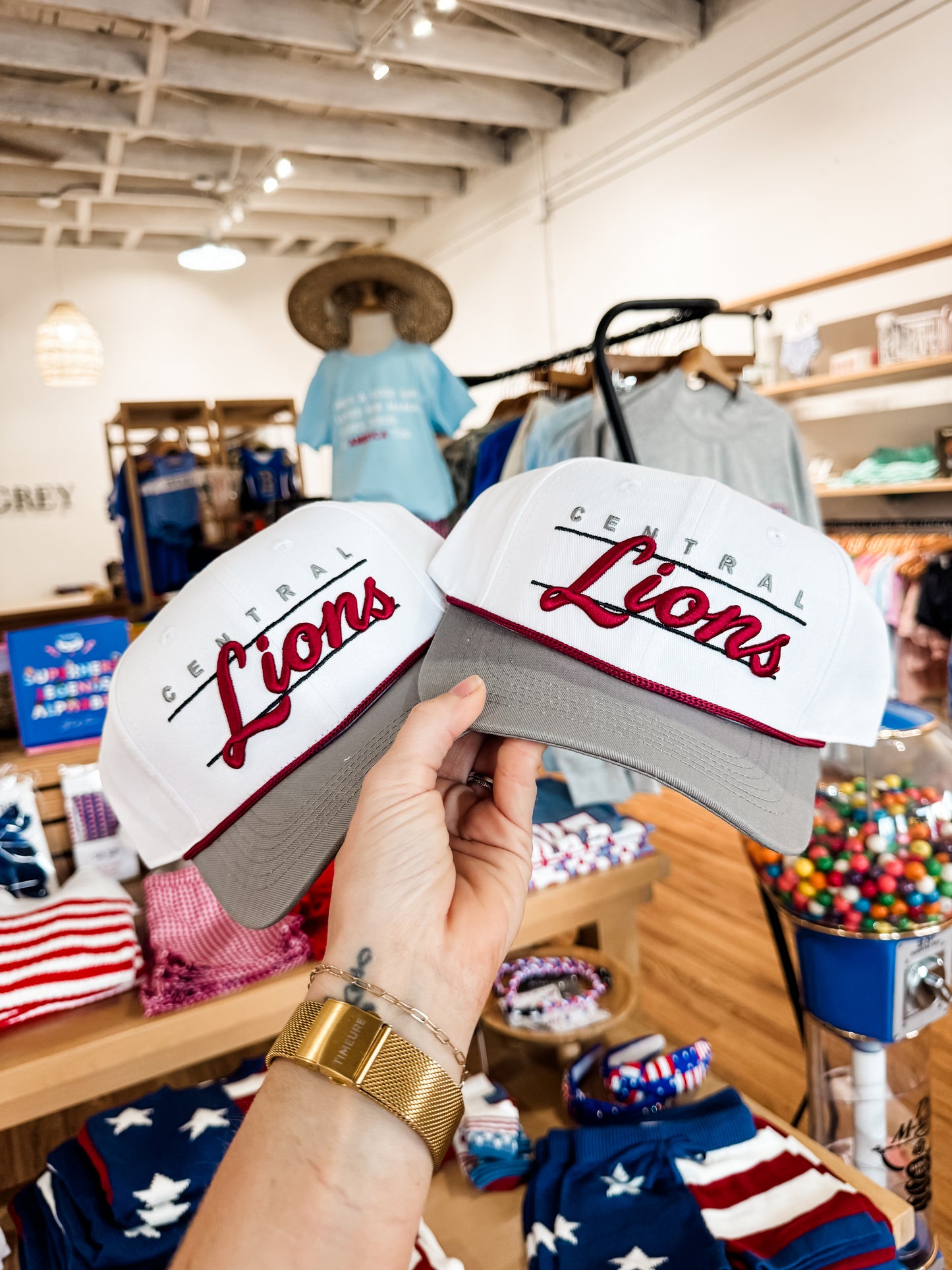 CENTRAL Lions rope hat