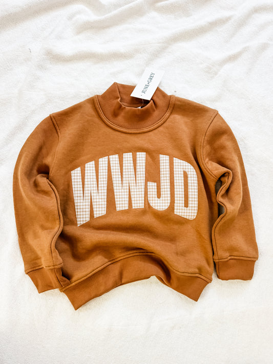 WWJD mock neck