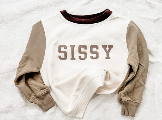 SISSY colorblock  sweatshirt