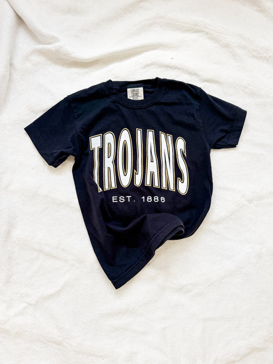 Adult Trojans Short Sleeve Tee