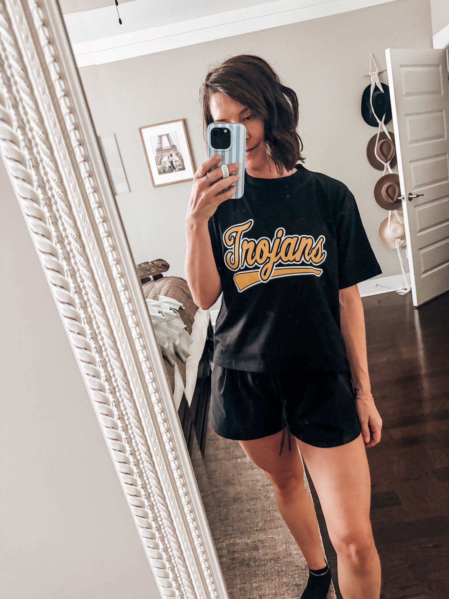 TROJANS cropped tee