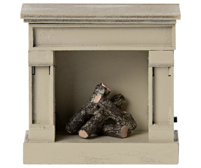 Fireplace, Mouse- Off White