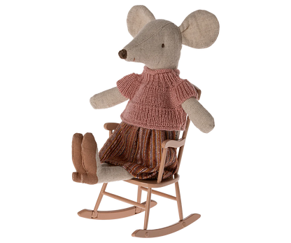 Rocking chair, Mouse- Dark powder