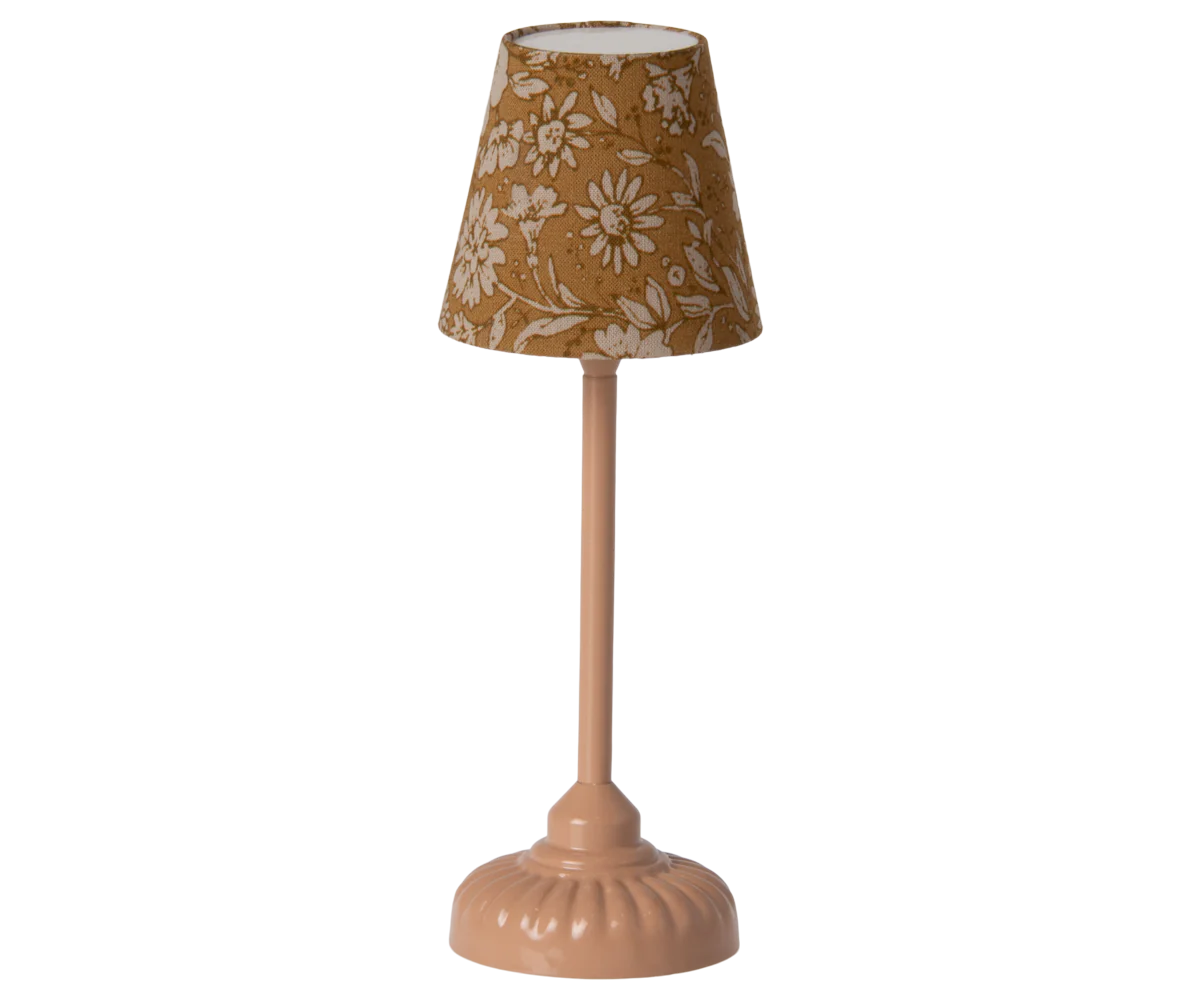 Vintage floor lamp, Mouse- Dark powder