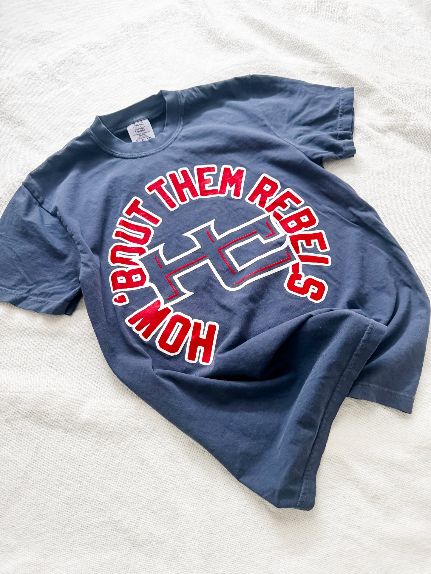 HOW BOUT THEM REBELS (HARALSON COUNTY) Tee