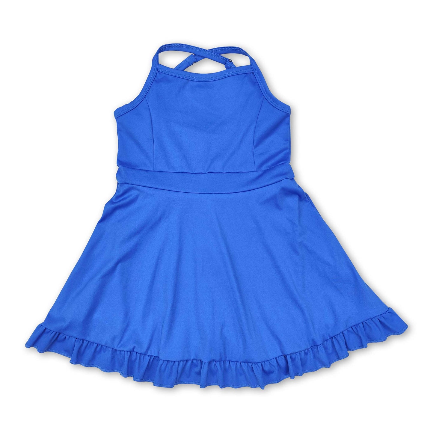 Girls Athletic Dress - Royal