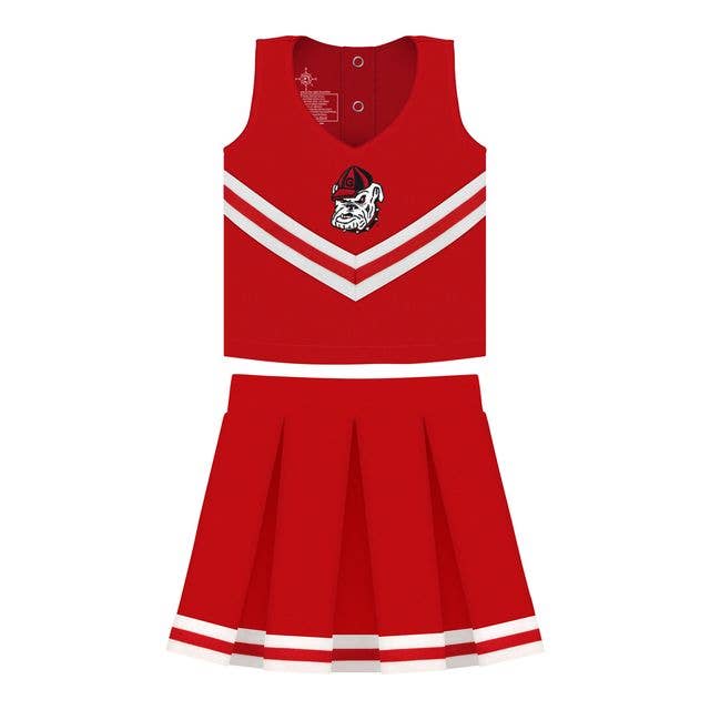 Georgia Bulldogs 3-Piece Girls Cheer Dress