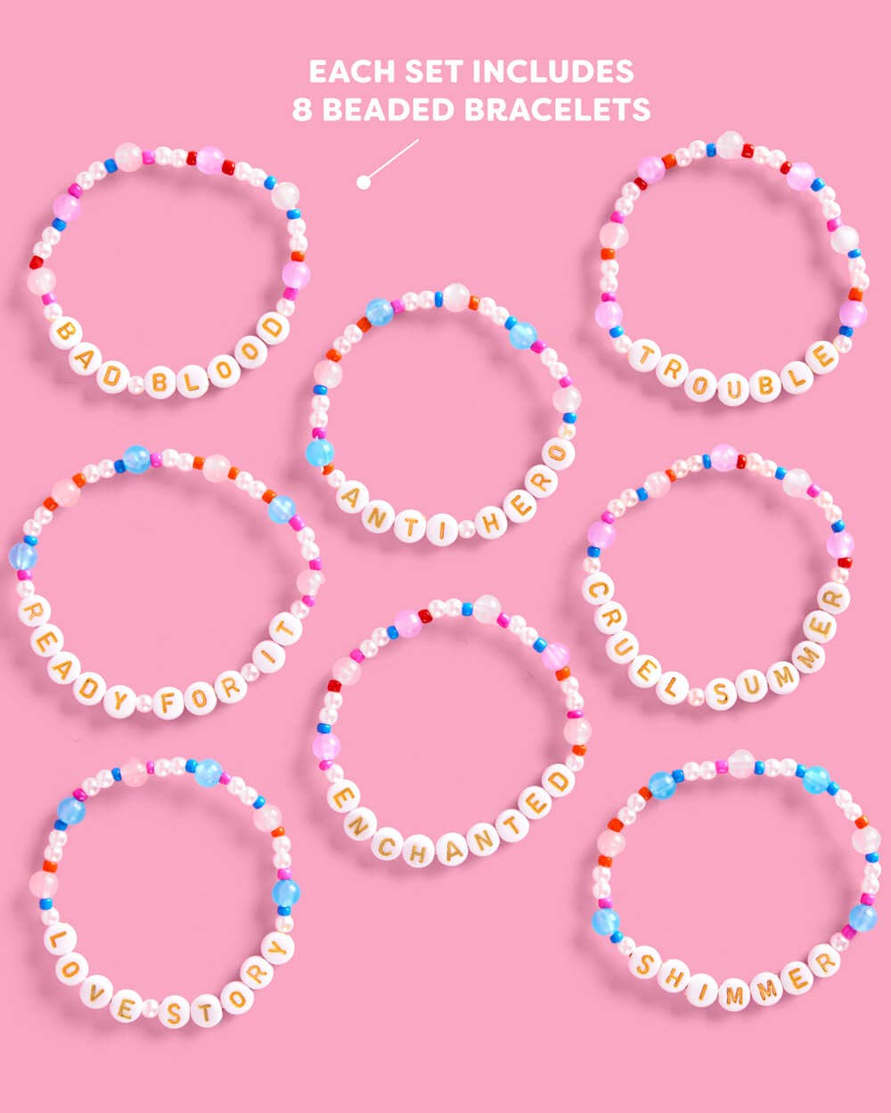 Era Taylor Swift Friendship Bracelets - 8 bracelets