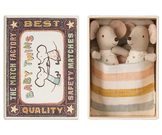 Twins, Baby mice in matchbox