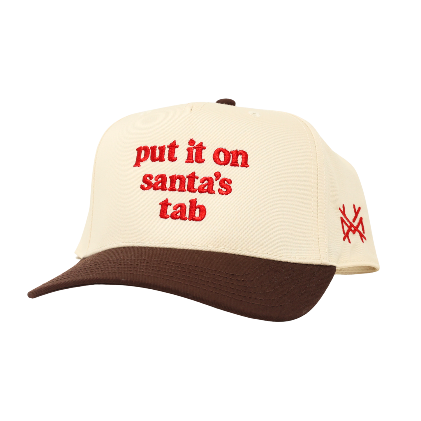 Put it on Santa's Tab Christmas 2025 Trucker Hat