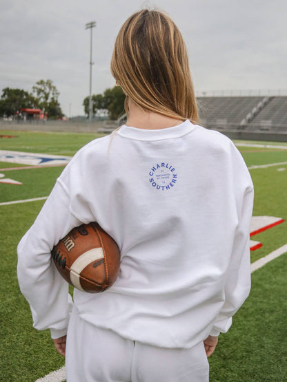 GAMEDAY FEELING BLUE SWEATSHIRT
