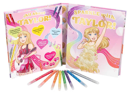 Sparkle with Taylor! A Glitter Coloring Kit by Editors of Silver Dolphin Books