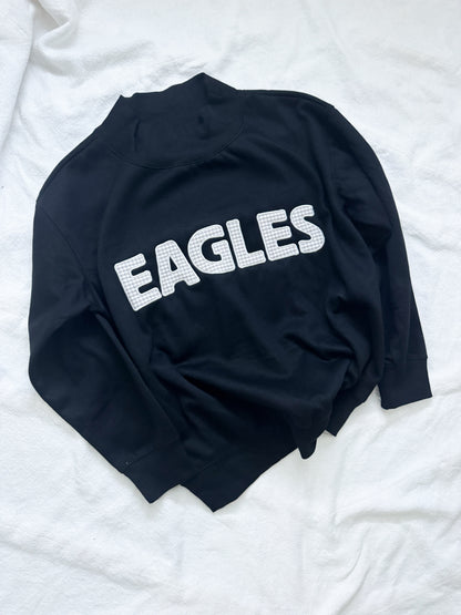 EAGLES Gingham Mockneck