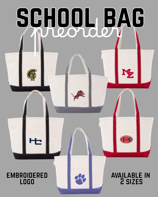 CUSTOM SCHOOL TOTE BAG preorder
