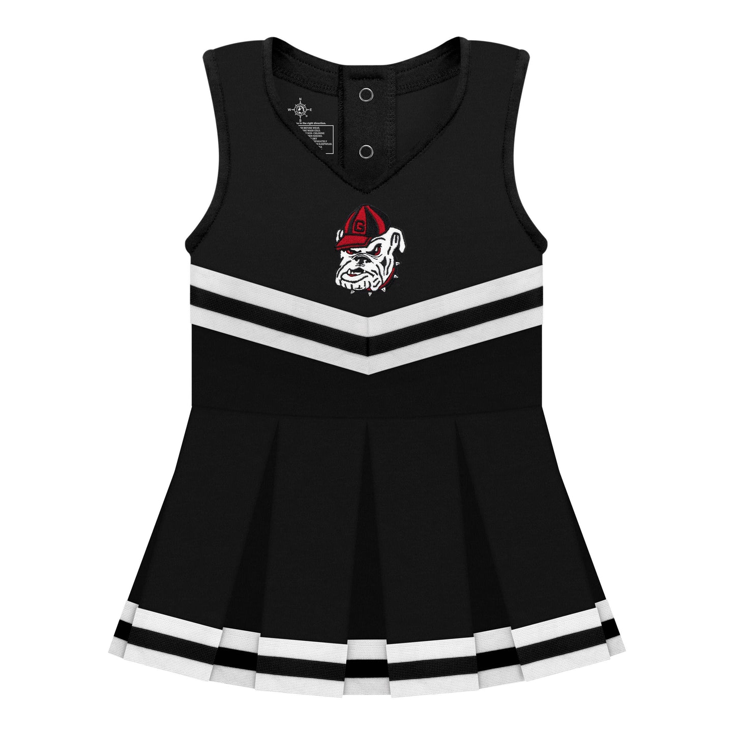 Georgia Bulldogs Cheer Dress Bodysuit