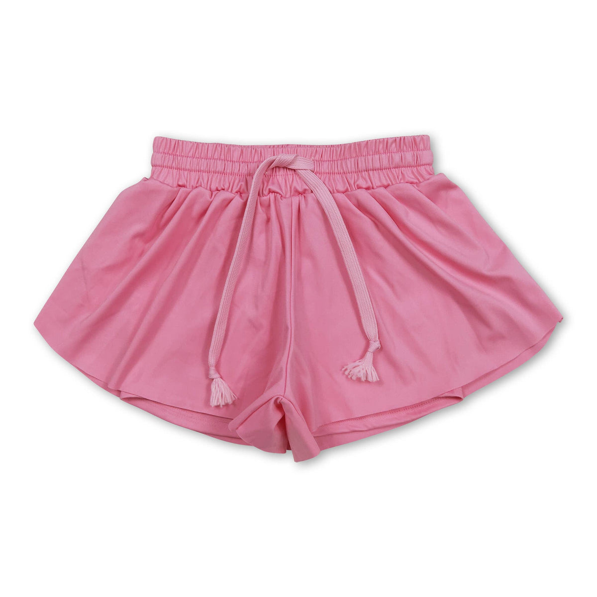 Blue kids girls activewear summer yoga shorts