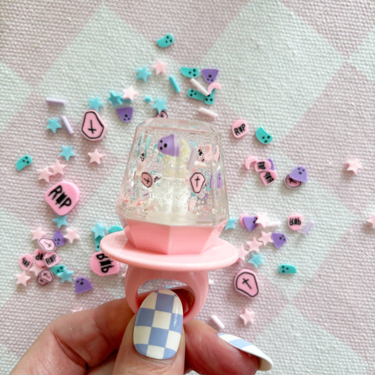 Halloween Ghost Ring Pop Lipgloss