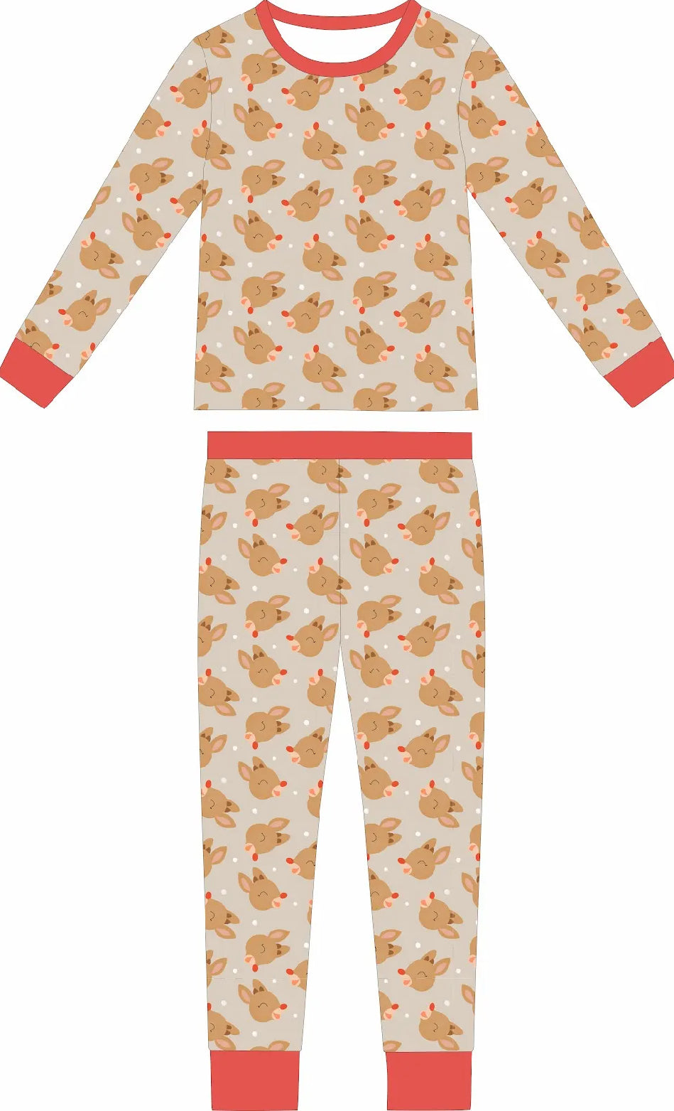 REINDEER two piece bamboo pajamas (PREORDER)