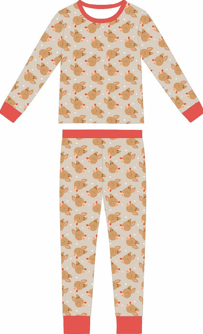 REINDEER two piece bamboo pajamas (PREORDER)