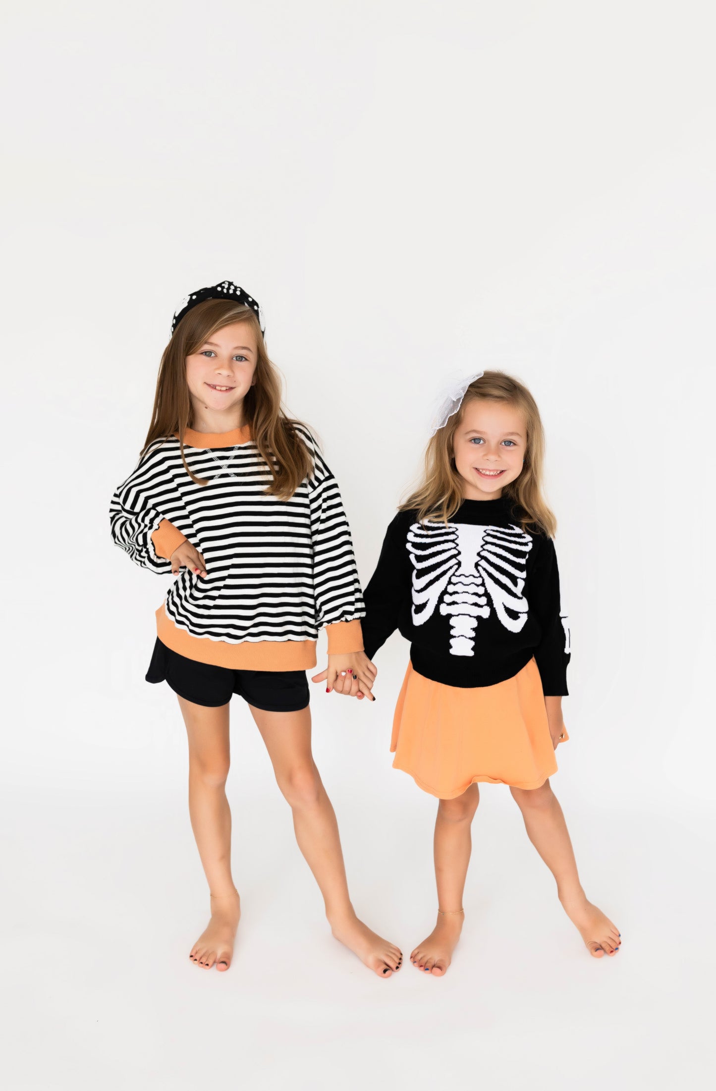 viral stripe halloween sweatshirt