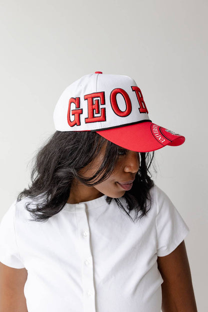 Georgia Phipps Split Hat 5 Panel Canvas Baseball Hat