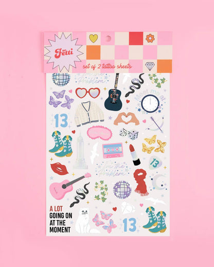 Taylor Swift Eras Tour Temporary Tattoos, Birthday, Bachelor