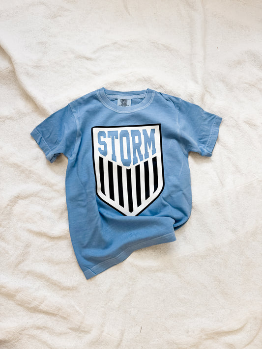 STORM soccer logo tee