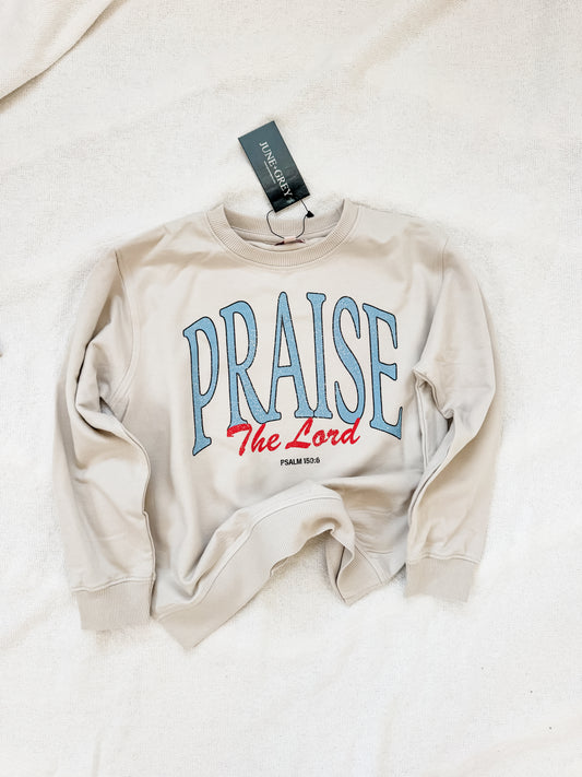 PRAISE (blue) sweatshirt