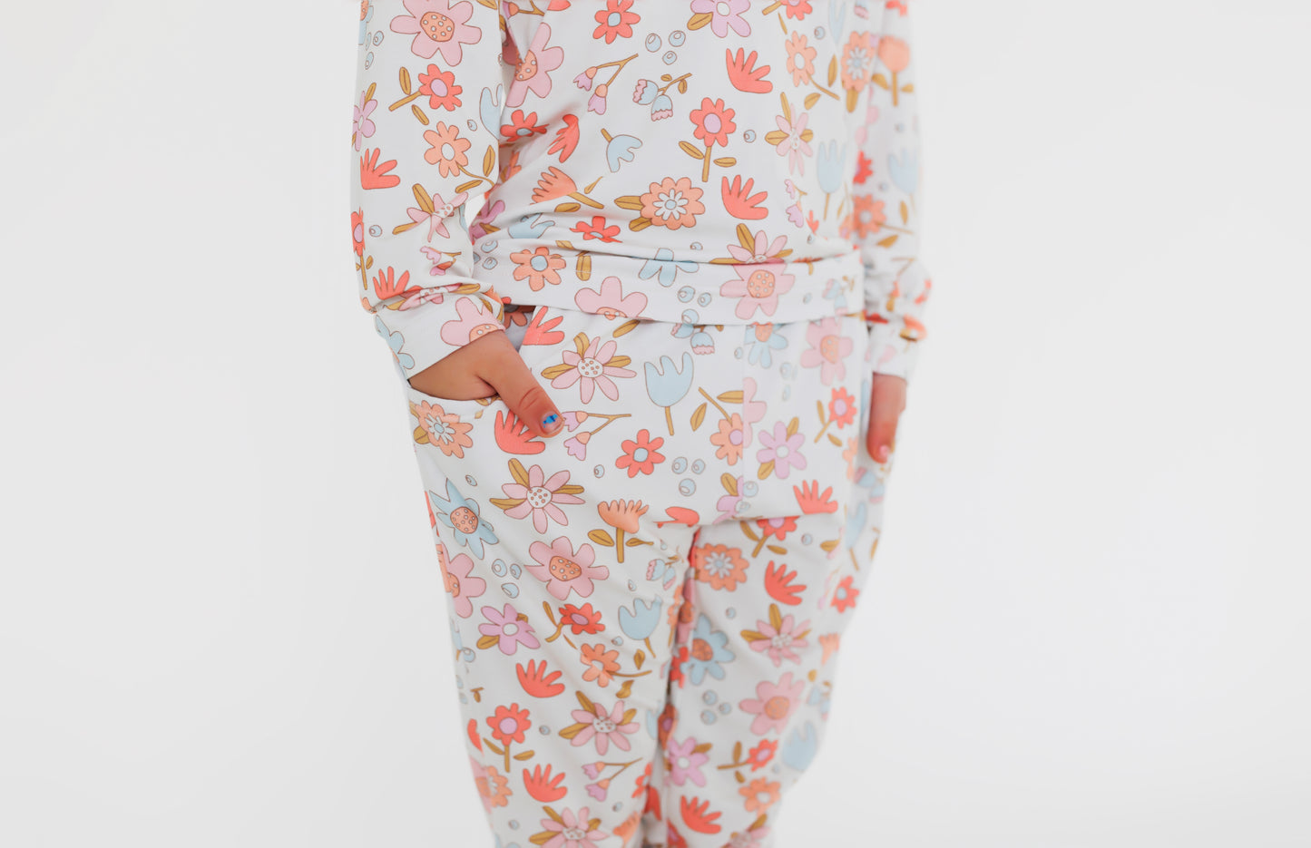 SPRING FLOWER pajamas two piece