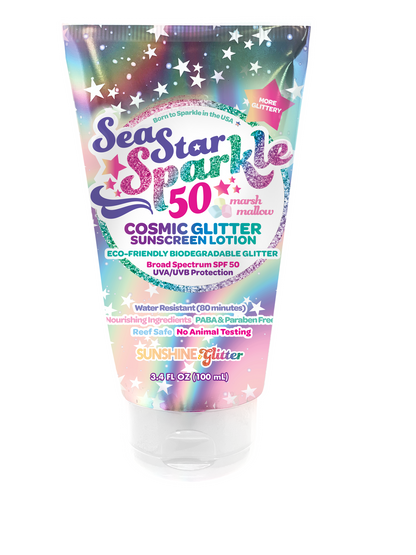 Sea Star Sparkle Cosmic Stardust SPF 50 Glitter Sunscreen