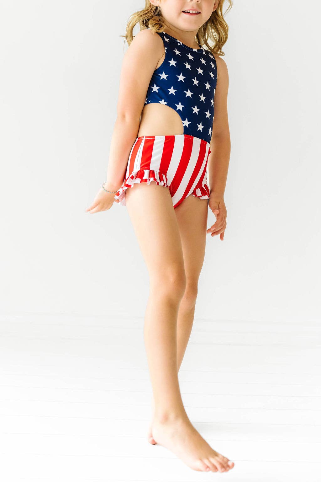 Girls american flag swimsuit online