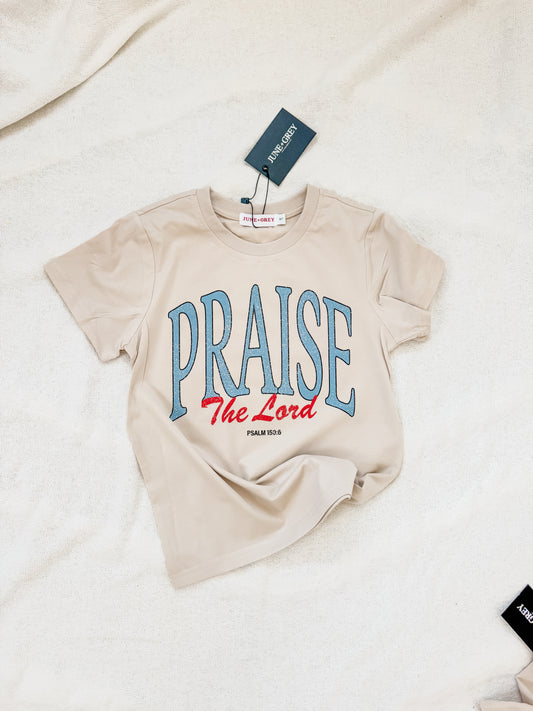 PRAISE (blue) tee