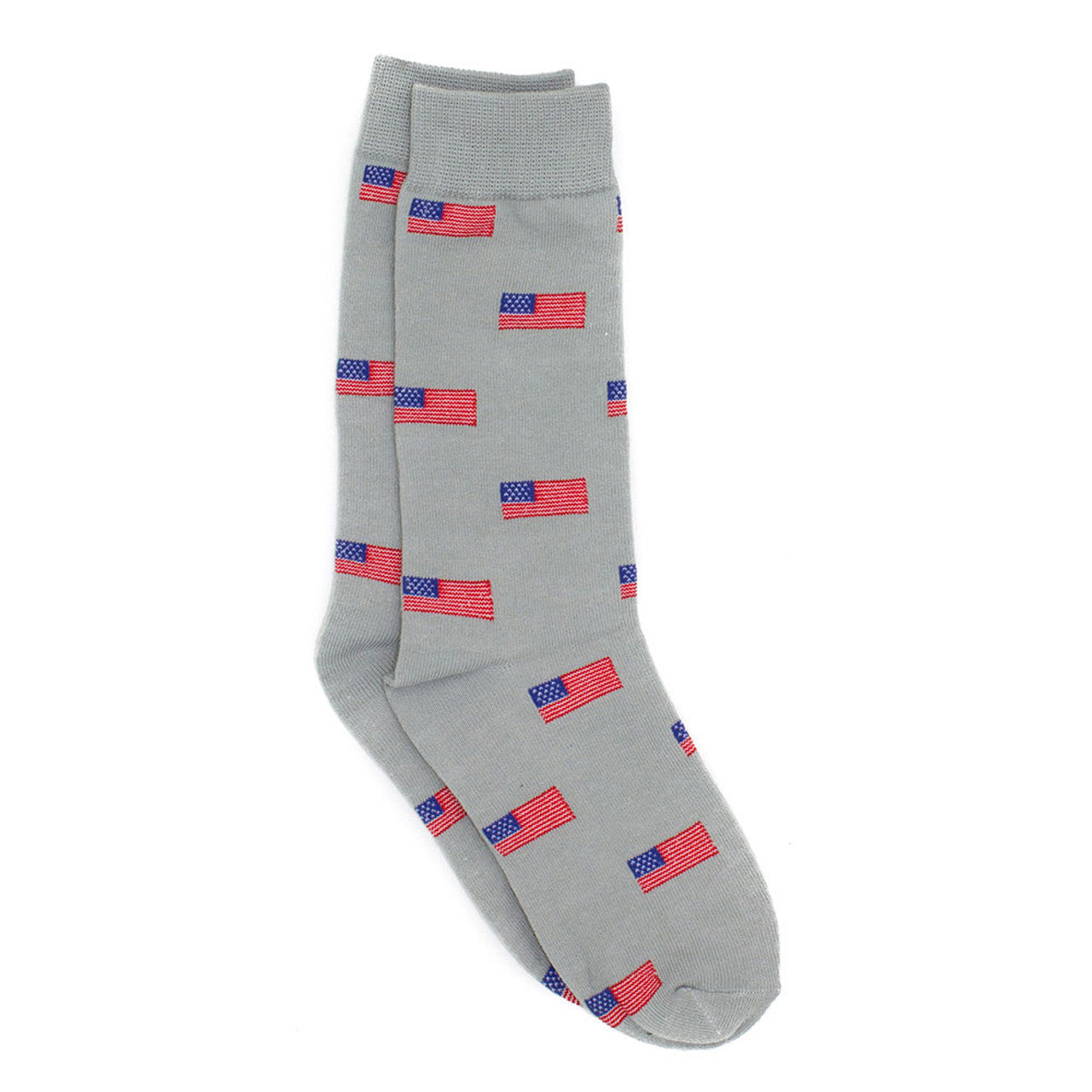 Boys Properly Tied Lucky Duck American Flag Sock