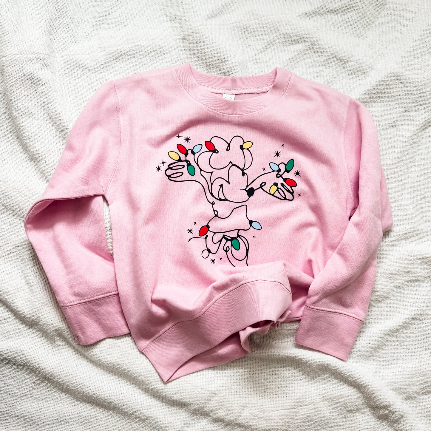 GIRL MOUSE lights sweatshirt