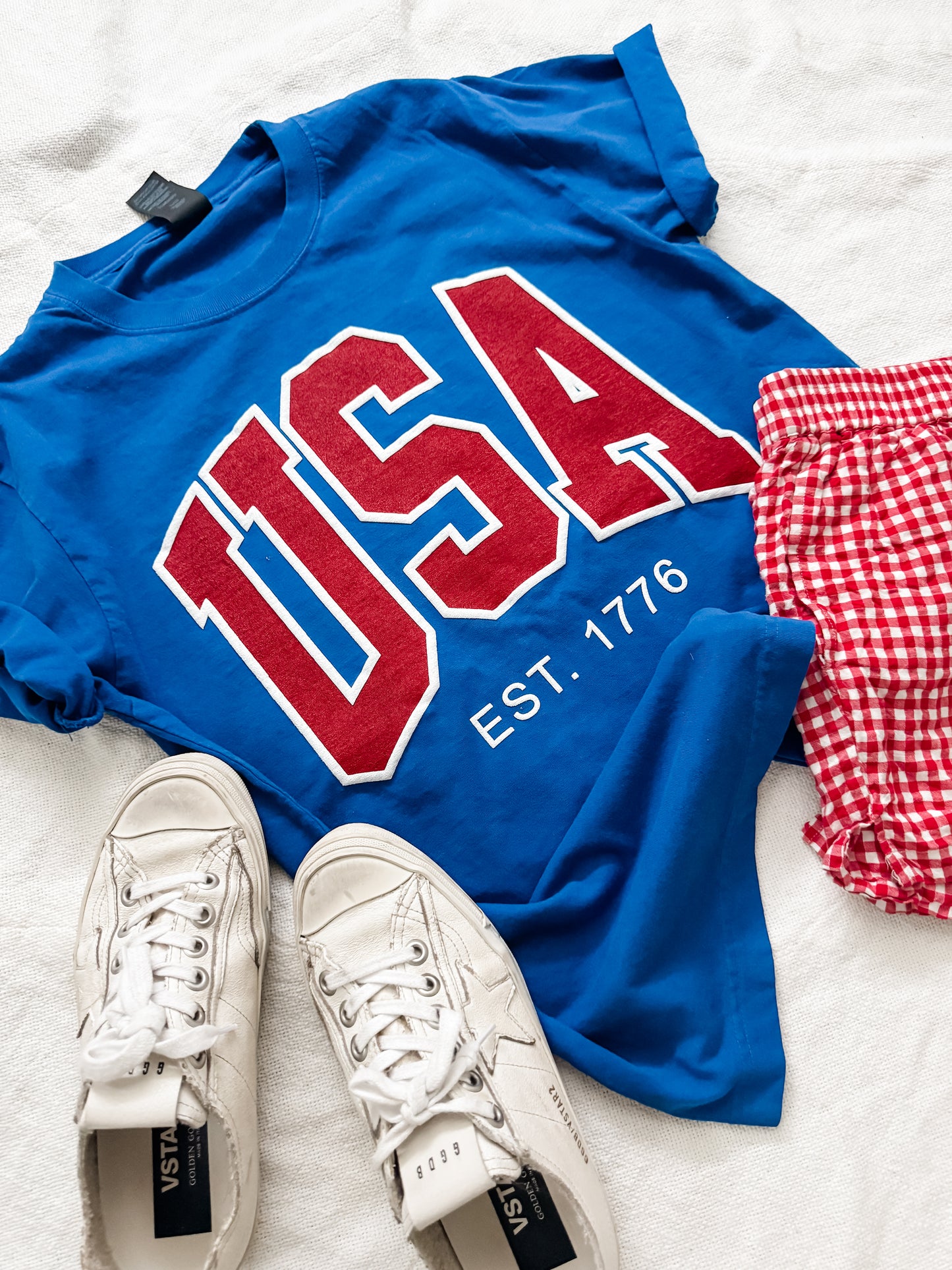 USA 1776 blue tee