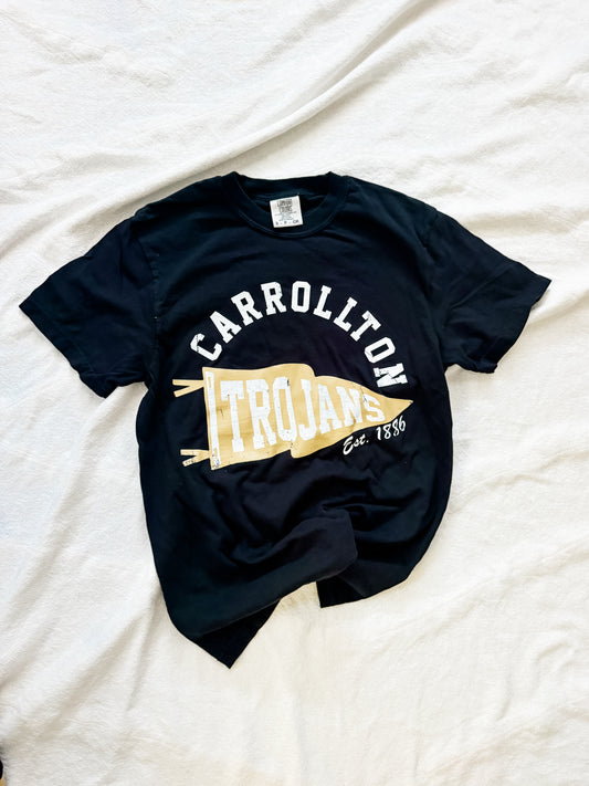 Carrollton Trojans Flag Tee