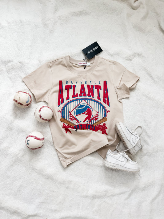 retro ATLANTA baseball tee