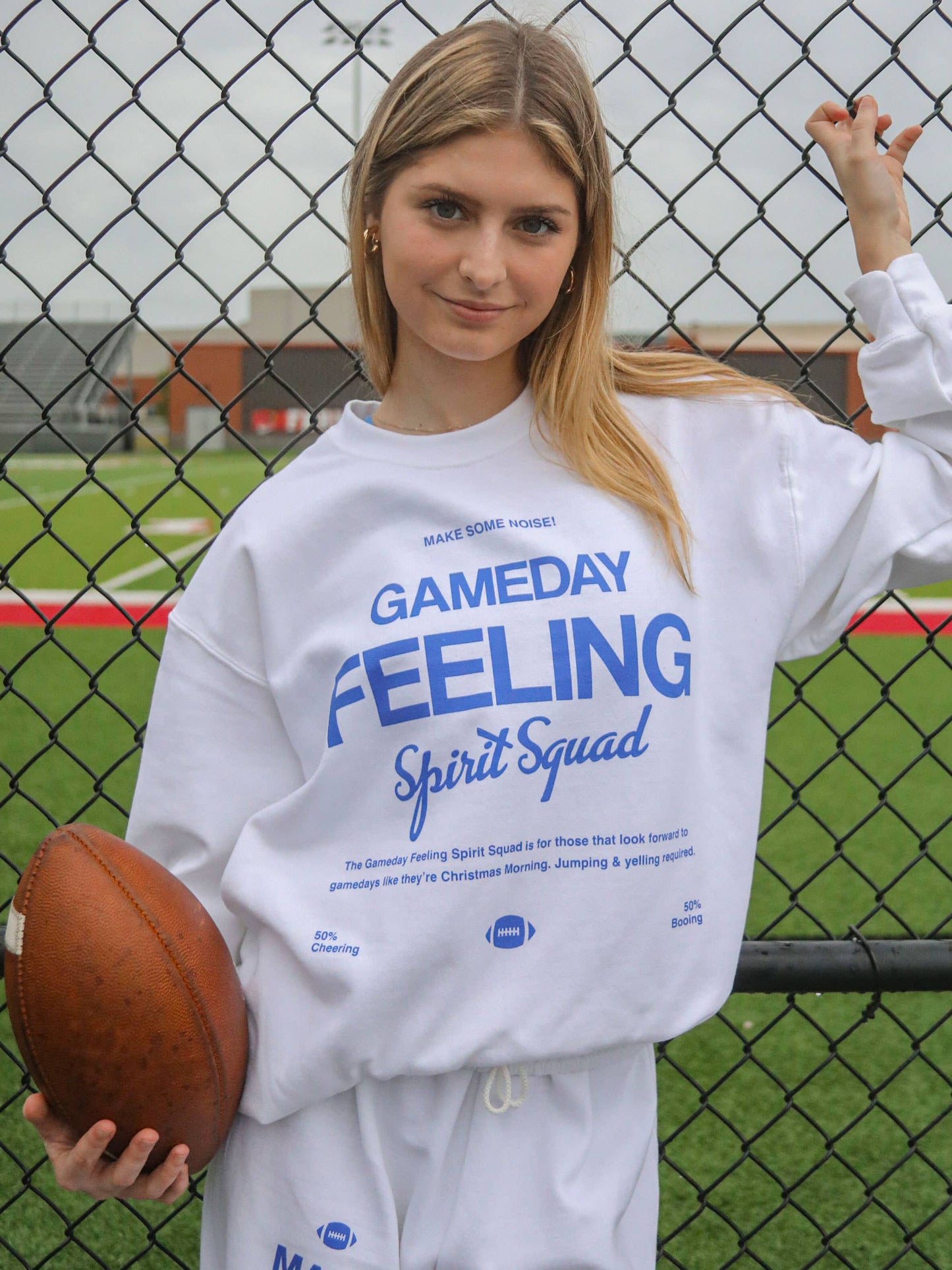 GAMEDAY FEELING BLUE SWEATSHIRT