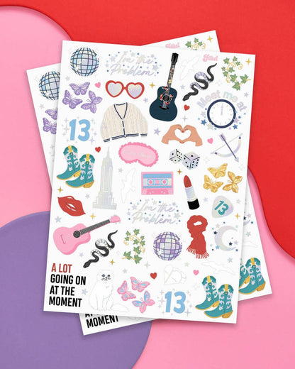 Taylor Swift Eras Tour Temporary Tattoos, Birthday, Bachelor