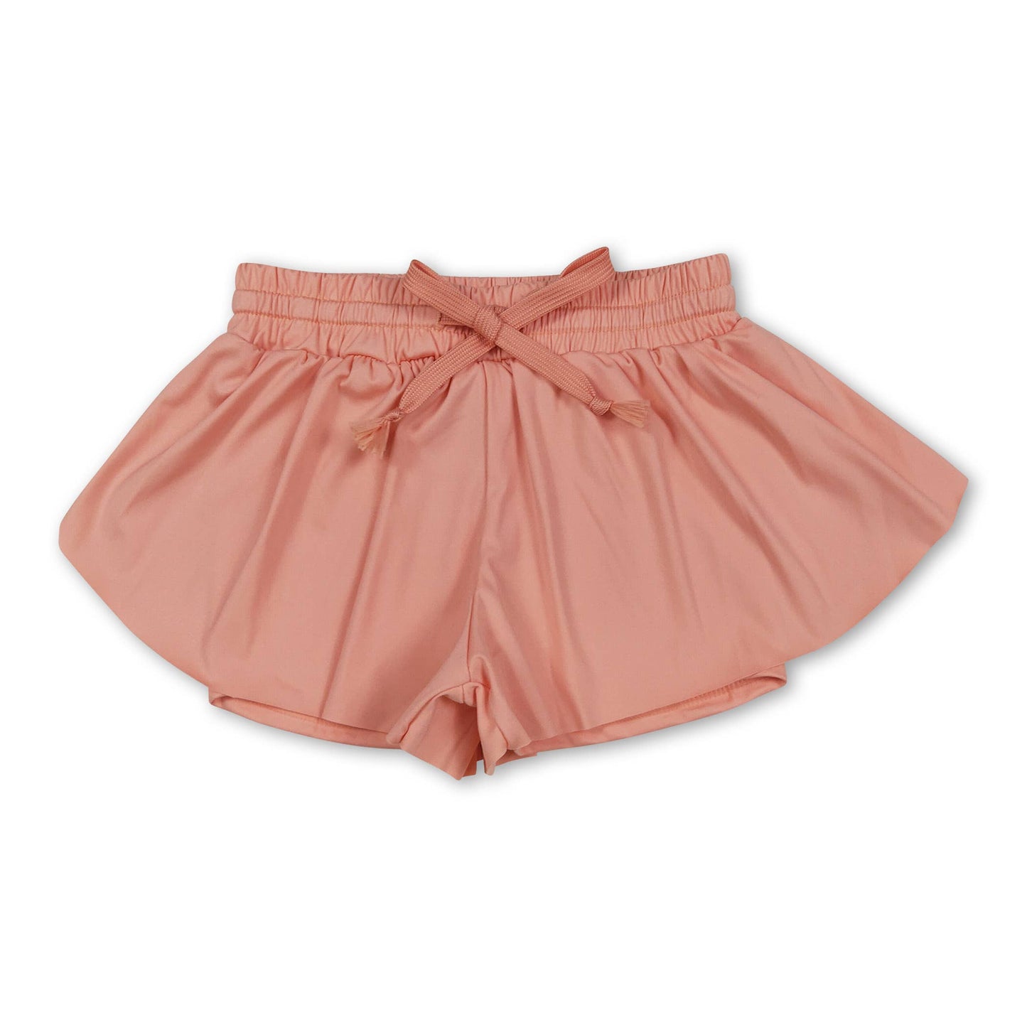 Purple kids girls activewear summer yoga shorts