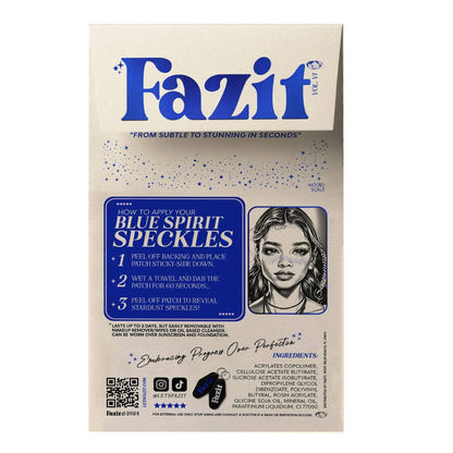 Blue Spirit Speckles Makeup Patches - Team Spirit Collection: 6