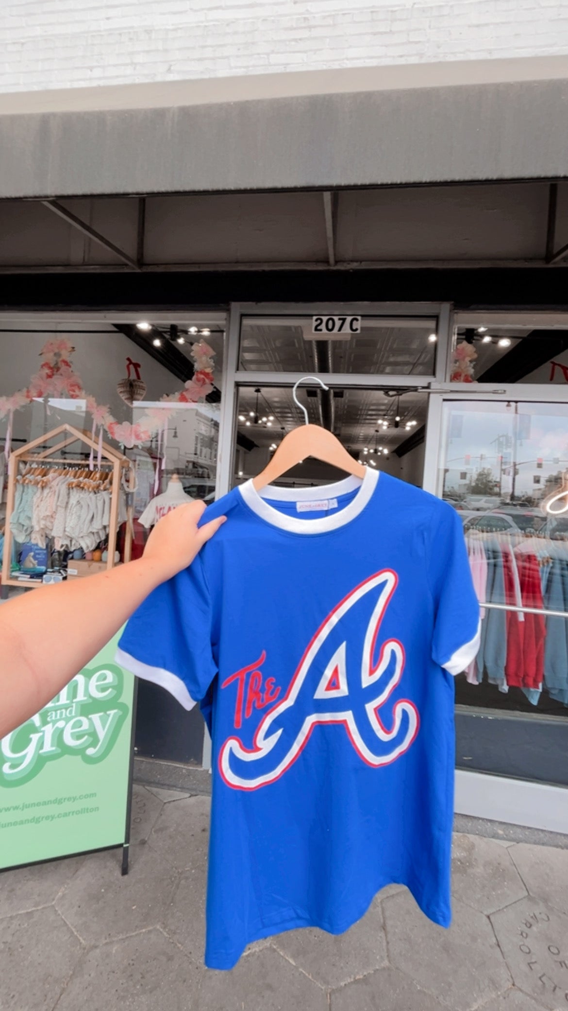 The A Royal Blue Varsity Tee