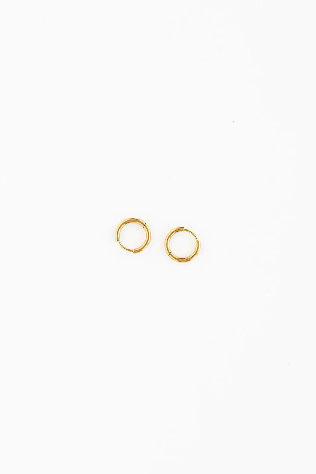 Endless Hoop Thin Gold Earrings - Hypoallergenic, Girl Gift
