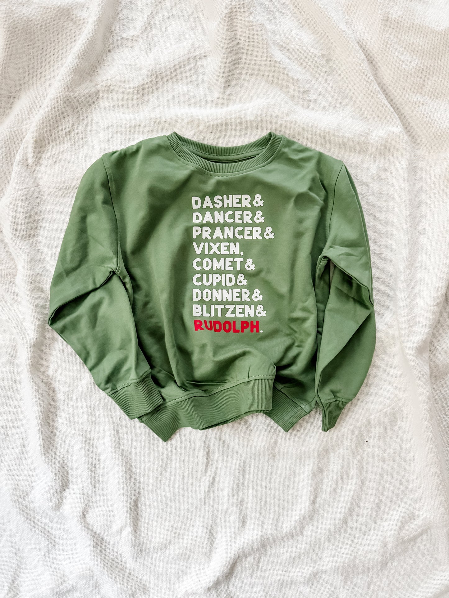 RUDOLPH. sweatshirt (green)